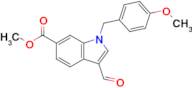 Methyl 3-formyl-1-(4-methoxybenzyl)-1H-indole-6-carboxylate