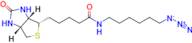 (6-{5-[(3aS,4S,6aR)-2-oxo-hexahydro-1H-thieno[3,4-d]imidazol-4-yl]pentanamido}hexyl)(diazyn-1-ium-1-yl)azanide