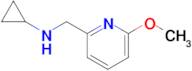 N-((6-methoxypyridin-2-yl)methyl)cyclopropanamine