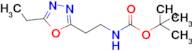 Tert-butyl (2-(5-ethyl-1,3,4-oxadiazol-2-yl)ethyl)carbamate
