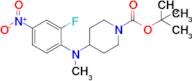 Tert-butyl 4-((2-fluoro-4-nitrophenyl)(methyl)amino)piperidine-1-carboxylate