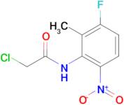 2-Chloro-N-(3-fluoro-2-methyl-6-nitrophenyl)acetamide