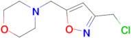 4-((3-(Chloromethyl)isoxazol-5-yl)methyl)morpholine