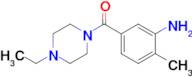 (3-Amino-4-methylphenyl)(4-ethylpiperazin-1-yl)methanone