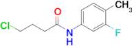 4-Chloro-N-(3-fluoro-4-methylphenyl)butanamide