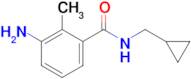 3-Amino-N-(cyclopropylmethyl)-2-methylbenzamide