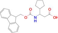 3-((((9H-fluoren-9-yl)methoxy)carbonyl)amino)-3-cyclopentylpropanoic acid