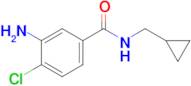 3-Amino-4-chloro-N-(cyclopropylmethyl)benzamide