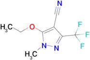 5-Ethoxy-1-methyl-3-(trifluoromethyl)-1H-pyrazole-4-carbonitrile