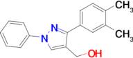 (3-(3,4-Dimethylphenyl)-1-phenyl-1H-pyrazol-4-yl)methanol