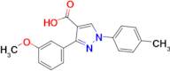 3-(3-Methoxyphenyl)-1-(p-tolyl)-1H-pyrazole-4-carboxylic acid