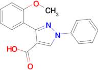 3-(2-Methoxyphenyl)-1-phenyl-1H-pyrazole-4-carboxylic acid