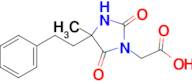 2-(4-Methyl-2,5-dioxo-4-phenethylimidazolidin-1-yl)acetic acid