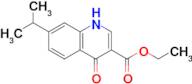 Ethyl 7-isopropyl-4-oxo-1,4-dihydroquinoline-3-carboxylate