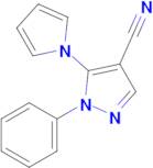 1-Phenyl-5-(1H-pyrrol-1-yl)-1H-pyrazole-4-carbonitrile