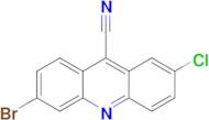 6-Bromo-2-chloroacridine-9-carbonitrile