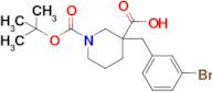 3-(3-Bromobenzyl)-1-(tert-butoxycarbonyl)piperidine-3-carboxylic acid