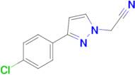 2-(3-(4-Chlorophenyl)-1H-pyrazol-1-yl)acetonitrile