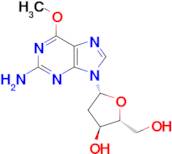 (2R,3S,5R)-5-(2-amino-6-methoxy-9H-purin-9-yl)-2-(hydroxymethyl)tetrahydrofuran-3-ol