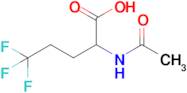 2-Acetamido-5,5,5-trifluoropentanoic acid