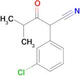 2-(3-Chlorophenyl)-4-methyl-3-oxopentanenitrile