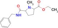 Ethyl 5-(benzylcarbamoyl)-1-methylpyrrolidine-2-carboxylate