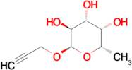 (2S,3S,4R,5S,6R)-2-methyl-6-(prop-2-yn-1-yloxy)tetrahydro-2H-pyran-3,4,5-triol