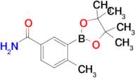 4-Methyl-3-(4,4,5,5-tetramethyl-1,3,2-dioxaborolan-2-yl)benzamide