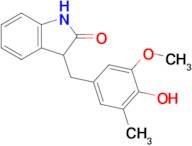 3-(4-Hydroxy-3-methoxy-5-methylbenzyl)indolin-2-one