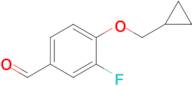 4-(Cyclopropylmethoxy)-3-fluorobenzaldehyde