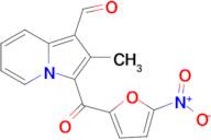 2-Methyl-3-(5-nitrofuran-2-carbonyl)indolizine-1-carbaldehyde