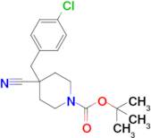 Tert-butyl 4-(4-chlorobenzyl)-4-cyanopiperidine-1-carboxylate