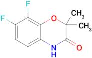 7,8-Difluoro-2,2-dimethyl-2H-benzo[b][1,4]oxazin-3(4H)-one