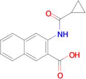 3-(Cyclopropanecarboxamido)-2-naphthoic acid