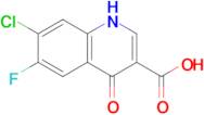 7-Chloro-6-fluoro-4-oxo-1,4-dihydroquinoline-3-carboxylic acid