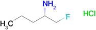 (S)-1-fluoropentan-2-amine hydrochloride