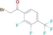 2-Bromo-1-(2,3-difluoro-4-(trifluoromethyl)phenyl)ethan-1-one