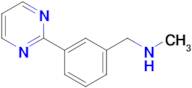N-methyl-1-(3-(pyrimidin-2-yl)phenyl)methanamine
