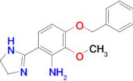 3-(Benzyloxy)-6-(4,5-dihydro-1H-imidazol-2-yl)-2-methoxyaniline