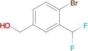 (4-Bromo-3-(difluoromethyl)phenyl)methanol