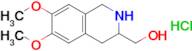 (6,7-Dimethoxy-1,2,3,4-tetrahydroisoquinolin-3-yl)methanol hydrochloride