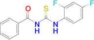 N-((2,4-difluorophenyl)carbamothioyl)benzamide