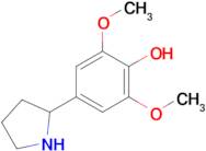 2,6-Dimethoxy-4-(pyrrolidin-2-yl)phenol