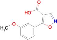 5-(3-Methoxyphenyl)isoxazole-4-carboxylic acid