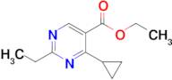 Ethyl 4-cyclopropyl-2-ethylpyrimidine-5-carboxylate