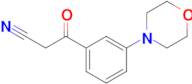 3-(3-Morpholinophenyl)-3-oxopropanenitrile