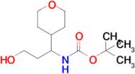 Tert-butyl (3-hydroxy-1-(tetrahydro-2H-pyran-4-yl)propyl)carbamate