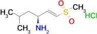 (S,E)-5-methyl-1-(methylsulfonyl)hex-1-en-3-amine hydrochloride