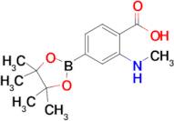 2-(Methylamino)-4-(4,4,5,5-tetramethyl-1,3,2-dioxaborolan-2-yl)benzoic acid