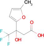 4,4,4-Trifluoro-3-hydroxy-3-(5-methylfuran-2-yl)butanoic acid